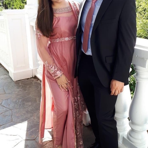 Anarkali Dusty Pink - Picture 2 of 9